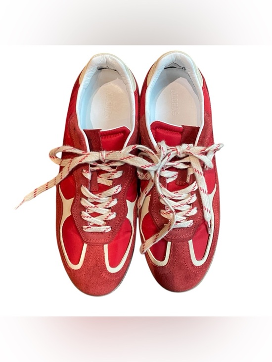 Alohas 490 Rife Suede Leather & Nylon Lace-Up Low Top Sneakers, Size 7-7.5 - Picture 2 of 6